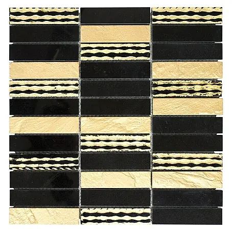 Mosaikfliese Rechteck Carving STN 79