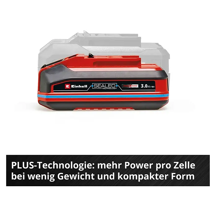 Einhell Power X-Change 18V Akku SEALED PXC Plus A2 - 18 V, 3 Ah - Akkupack von Einhell mit 3.0Ah und 18V, PLUS-Technologie für mehr Leistung bei geringem Gewicht und kompakter Form.