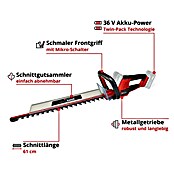 Einhell Power X-Change 18V Akumulatorske škarje za živo mejo GE-CH 36/61  (18 V, Li-ion, Brez baterije, Dolžina reza: 61 cm) | 7281 - Akkuheckenscheren  Marke | IAED - Heckenscheren | IAE - Gartenmotorgeräte | IA - Gartenhartware | I - Stadtgarten | BAUHAUS