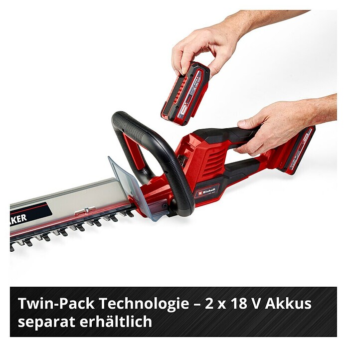 Einhell Power X-Change 18V Akumulatorske škarje za živo mejo GE-CH 36/61  (18 V, Li-ion, Brez baterije, Dolžina reza: 61 cm) | 7281 - Akkuheckenscheren  Marke | IAED - Heckenscheren | IAE - Gartenmotorgeräte | IA - Gartenhartware | I - Stadtgarten | BAUHAUS