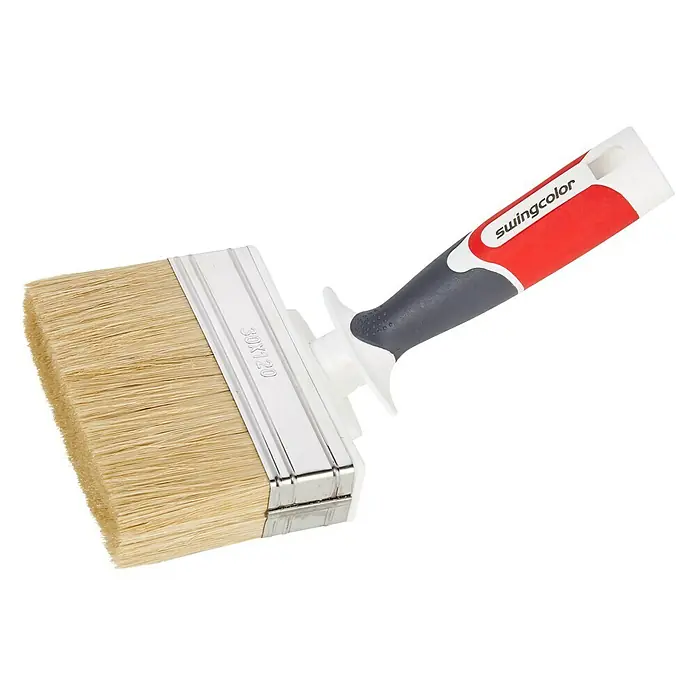 swingcolor Flächenstreicher 3K - Breite Borsten: 120 mm, Art Borsten: Mischborsten, Material Griff: Kunststoff - Swingcolor Flächenstreicher mit Borsten und mehrfarbigem Griff. Ideal für Malerarbeiten, bietet er eine große Farbaufnahme und präzisen Farbauftrag.