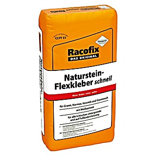 Racofix Naturstein-Flexkleber (23 kg, Schnellhärtend)
