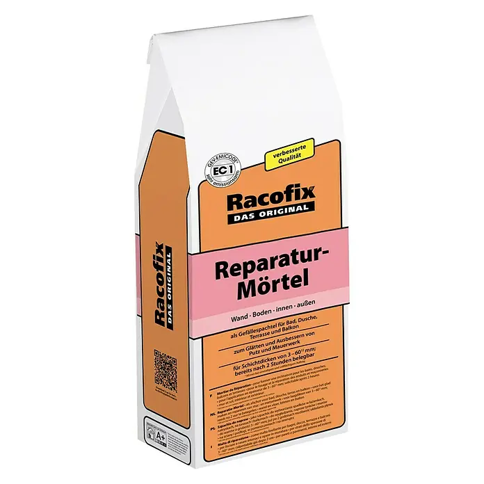 Racofix Reparaturmörtel - 5 kg - Bild einer Packung Racofix Reparatur-Mörtel.