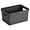 Sunware Aufbewahrungsbox Sigma Home (L x B x H: 35,2 x 25,3 x 18,3 cm, Kunststoff, Anthrazit)