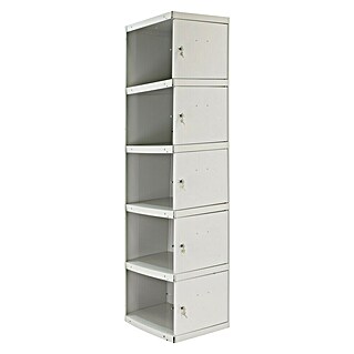 Simonrack Simonlocker Taquilla locker Prof. Adicional Desmontada (50 x 30 x 180 cm, Número de puertas: 5 ud.)