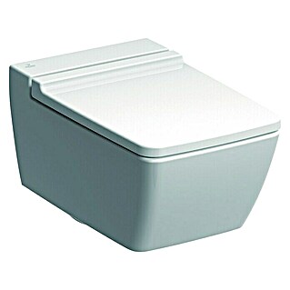 Geberit Xeno² Wand-WC (Spülrandlos, Mit schmutzabweisender Glasur, Spülform: Tief, WC Abgang: Waagerecht, Weiß)