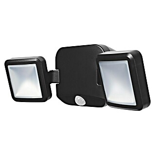 Osram LED-Sensor-Außenwandstrahler Double (10 W, L x B x H: 33,2 x 10,5 x 11,2 cm, Schwarz, IP54)