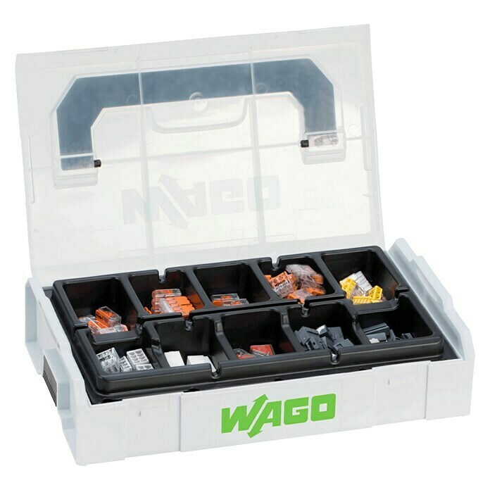 WAGO Box mit 100 Stück Verbindungsklemmen