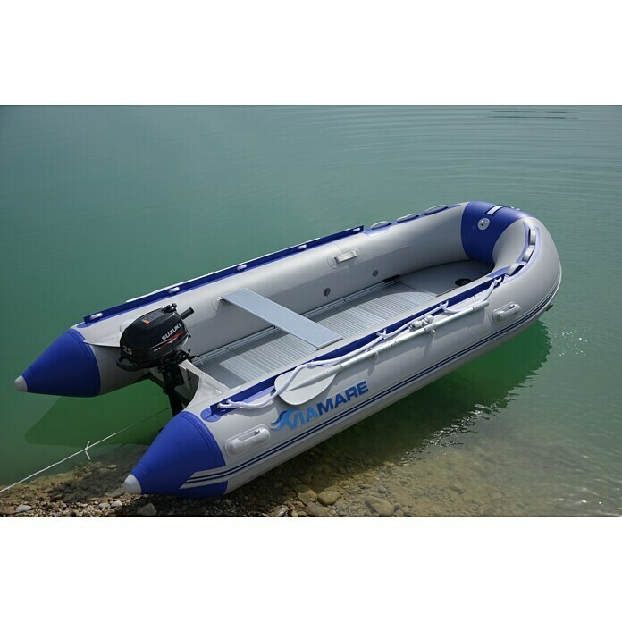 Viamare Schlauchboot 380 Alu SL x B x H: 380 x 170 x 46 cm, Geeignet für: 6 Personen, Nutzlast: 765 kg Unknown