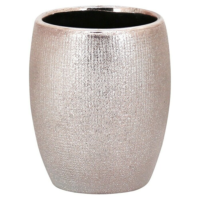 Camargue Kaya Zahnputzbecher Kaya (Steingut, Rose/Gold)