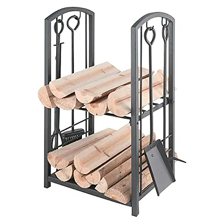Lienbacher  Estantería para leña con utensilios
