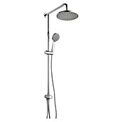 Mixomat Hoofddoucheset Spitter (Met omzetter, In hoogte verstelbaar: 85 - 110 cm, Verchroomd)