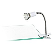Eglo LED-Klemmleuchte (3,3 W, Chrom, L x B x H: 10 cm x 10 cm x 30 mm)