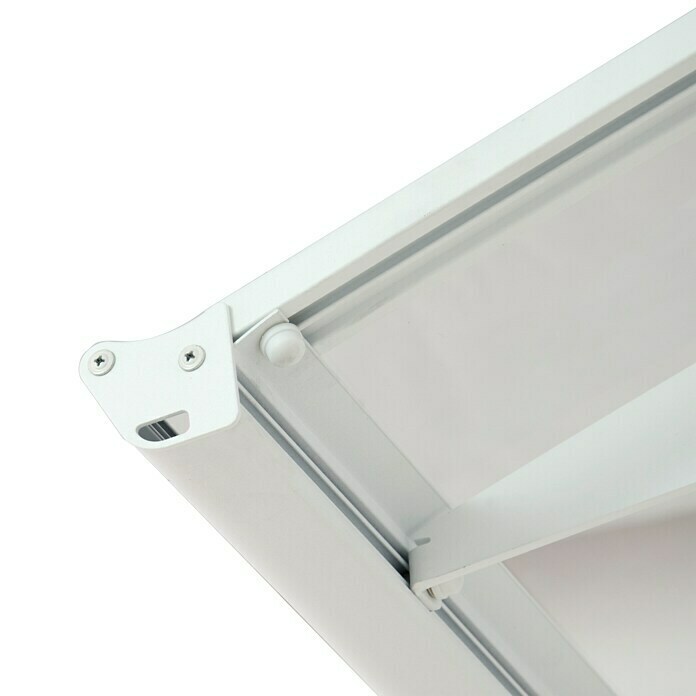 Palram Pultvordach (2.235 x 1.390 x 330 mm, Farbe Träger: Weiß)