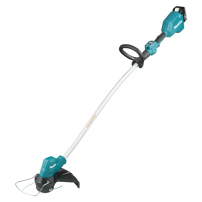 Makita LXT 18V Akku-Rasentrimmer DUR189RF - 18 V, 3 Ah, Li-Ionen, 1 Akku, Schnittbreite Faden: 300 mm - Abbildung eines Makita Akku-Rasentrimmers, der für präzise Rasenpflege und Kantenschnitte im Garten entwickelt wurde.