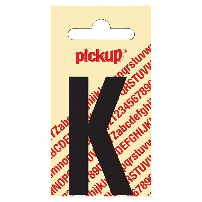 Pickup Aufkleber (Motiv: K, Schwarz, Höhe: 60 mm)