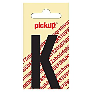 Pickup Sticker (Motief: K, Zwart, Hoogte: 60 mm)