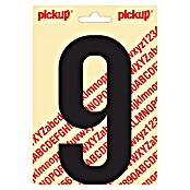 Pickup Sticker (Motief: 9, Zwart, Hoogte: 150 mm)