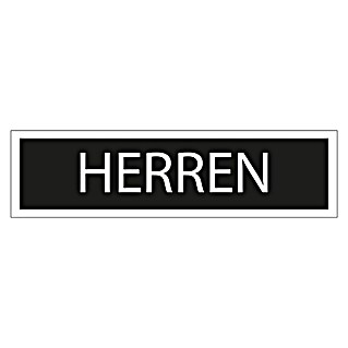 Pickup Aufkleber (Motiv: Herren, Schwarz/Weiß, L x B: 165 x 44 mm)