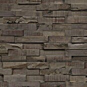 Indo Houten paneel Indo 3D Wall Slimwood Charred (Hevea, 560 x 200 x 8 mm, 9 panelen)