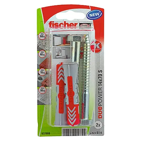 Fischer Duopower Set de tacos y tornillos