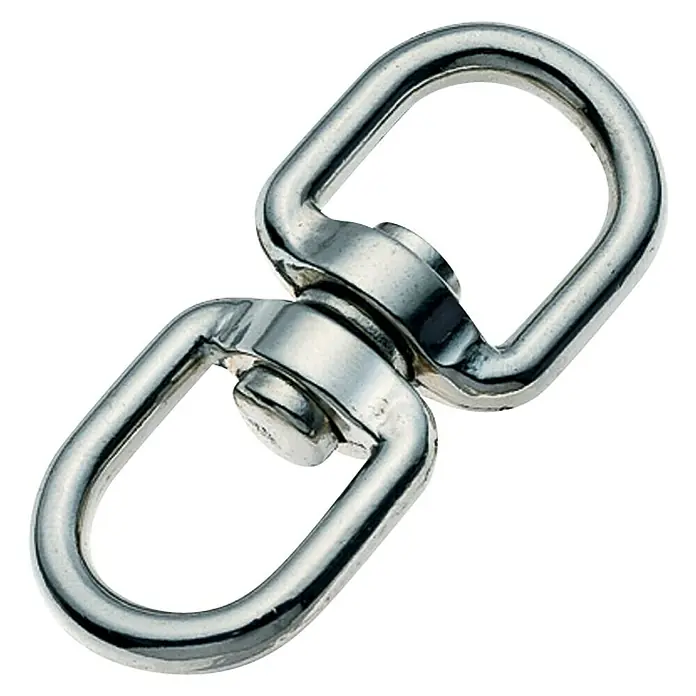 Stabilit Seilwirbel - Für Seildurchmesser: 16 mm, L x B: 62 x 28 mm, Stahl - Drehbarer Wirbel aus Metall, ideal für flexible Verbindungen. Robuste Konstruktion für vielfältige Anwendungen.