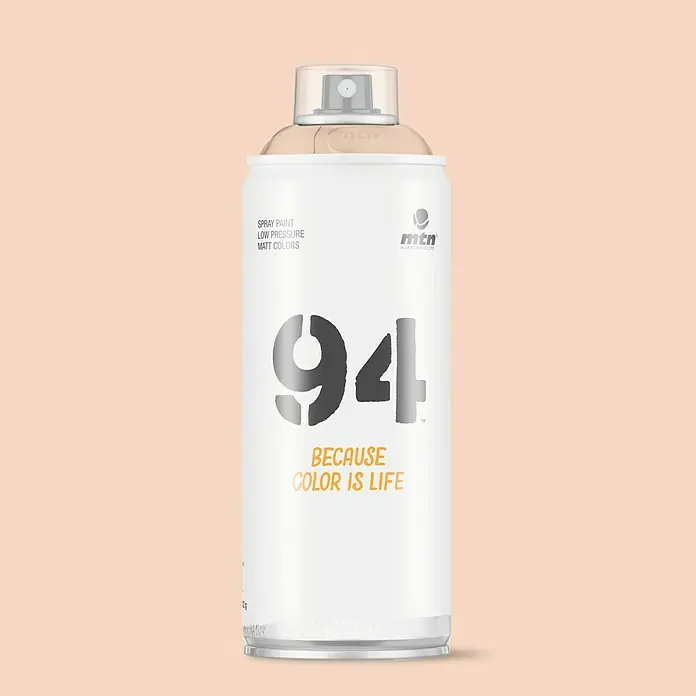 mtn Pintura decorativa en spray 94 - Marrón dingo, Mate, 400 ml - Bote de spray MTN 94, baja presión, colores mate. Ideal para proyectos de arte y diseño de diversas superficies.