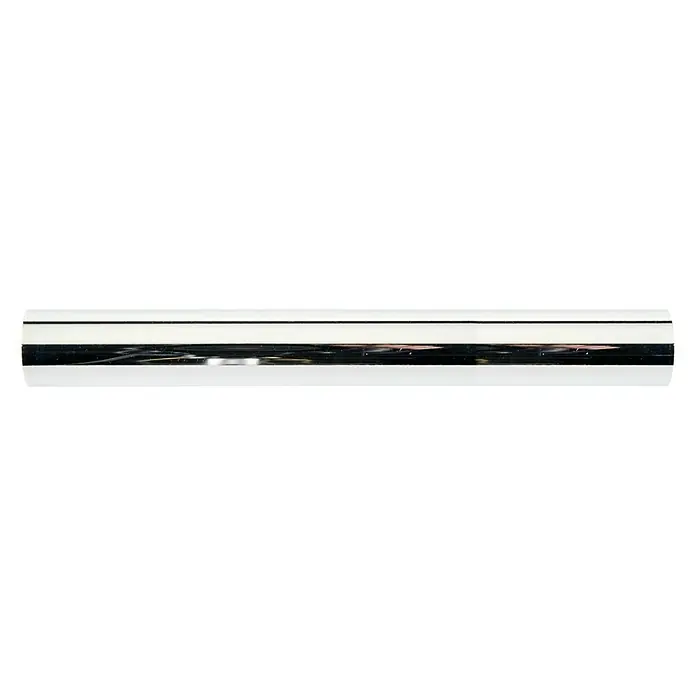 Barra para cortinas metálica - Ø x L: 22 mm x 250 cm, Cromo - Listón cromado, perfecto para detalles decorativos. El acabado brillante añade elegancia y estilo a cualquier proyecto.