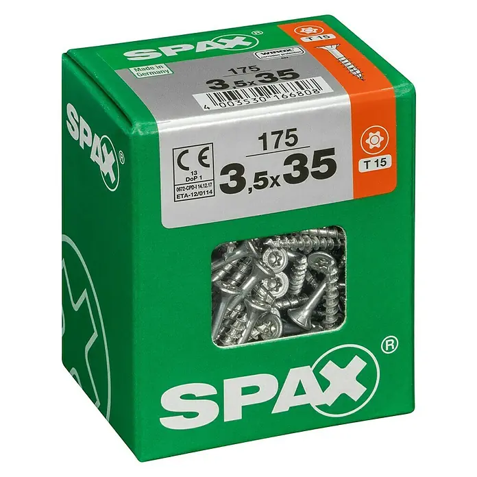 Spax Universalschraube T-Star plusØ x L: 3,5 x 35 mm, WIROX Oberfläche, T-Star plus, 175 Stk.