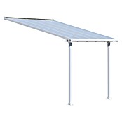 Palram Terrassenüberdachung Olympia (Tiefe: 3 m, B x H: 3,05 x 2,1 m, Verkehrsweiß)