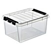 SmartStore Aufbewahrungsbox Classic (L x B x H: 50 x 39 x 26 cm, Kunststoff, Transparent)