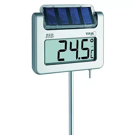 TFA Dostmann  Gartenthermometer 'Avenue' Digital Solar