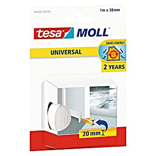 Tesa MOLL Burlete bajo puerta universal (Blanco)