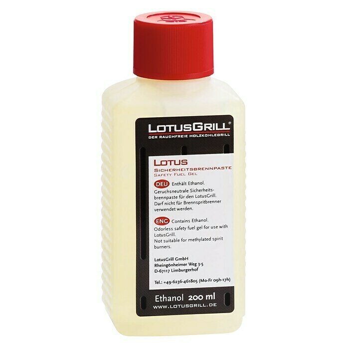 LotusGrill Sicherheitsbrennpaste Bioethanol 