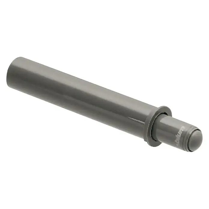Häfele Amortiguador de puerta para muebles - profundidad de entrada: 50 mm, Plástico - Blum TIP-ON gris para frentes de muebles sin tirador. La solución ideal para una fácil apertura sin tiradores.