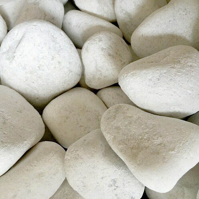Piedras Decorativas para Decorar Jarrones, 1kg (Blanco)
