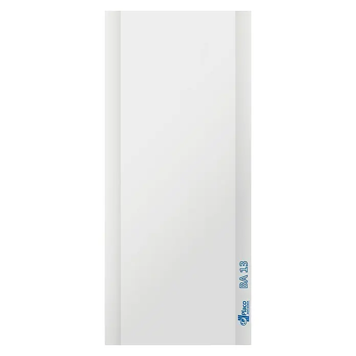 Placo Saint-Gobain Placa de yeso laminado BA - 2,5 m x 1,2 m x 13 mm - Placa de yeso blanca Placo BA 13, ideal para diseño de interiores y para crear superficies lisas en construcción seca.