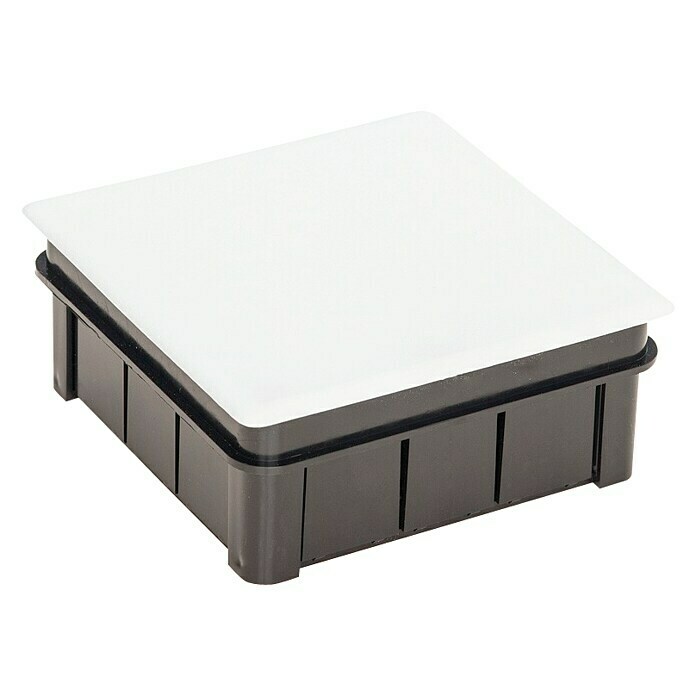 Famatel Caja empotrable con garra (Con tapa, L x An x Al: 10 x 10 x 4,5 cm)