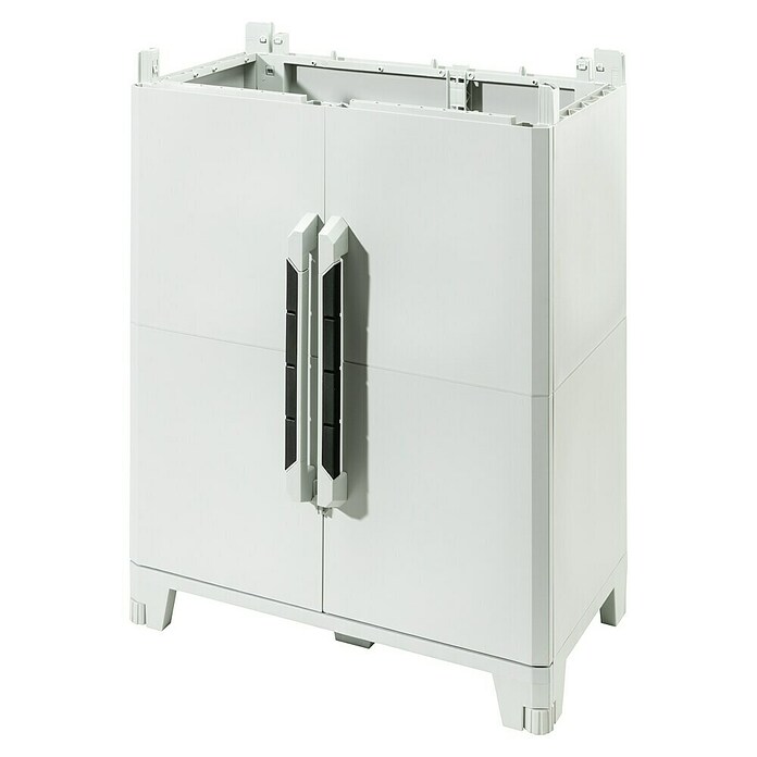 Terry Transforming Armario de PVC Modular 2 (L x An x Al: 43,6 x 78 x 101,6 cm, Diseño interior modular)