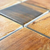 Mosaikfliese Quadrat Holz CIM Q73 WD (30,6 x 30,6 cm, Braun, Matt)