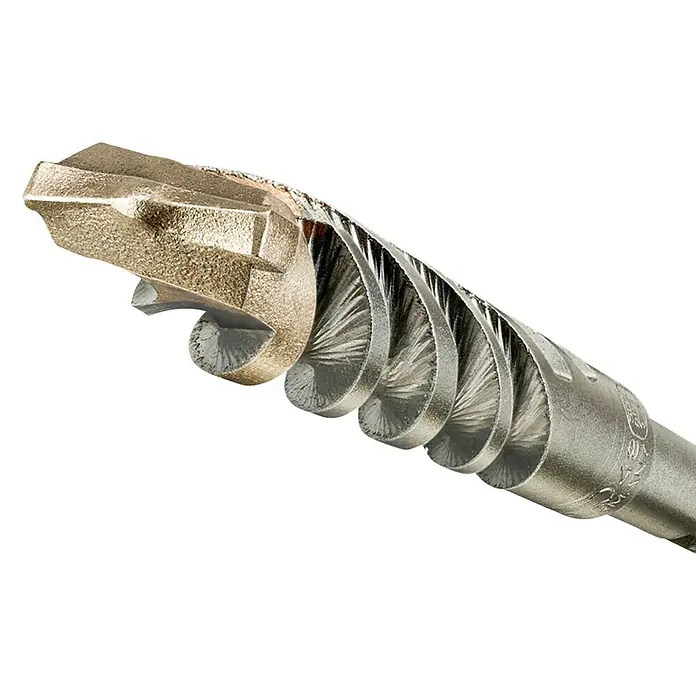 DeWalt Broca para hormigón y mampostería DT9530-QZ - 1 ud., Diámetro de la broca: 8 mm - Primer plano de una broca con cabezal helicoidal, diseñada para perforaciones precisas y eficientes.