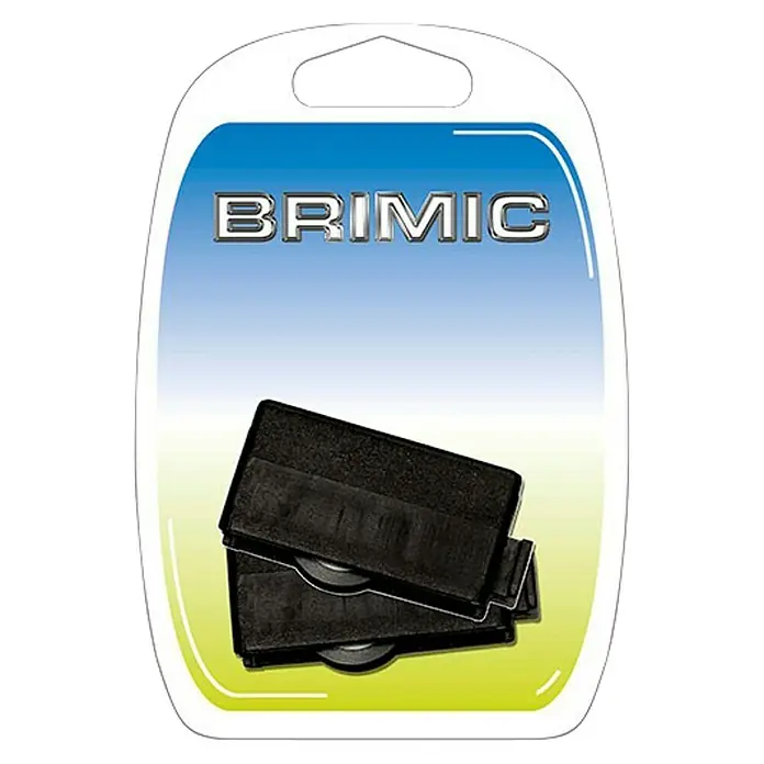 Micel Brimic Cojinete de bolas RD21 - L x An x Al: 56 x 26 x 15 mm, 2 ud. - Pastillas de freno de bicicleta Brimic en blíster. Las pastillas de freno son negras y aptas para bicicletas.