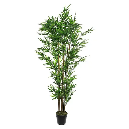 Planta artificial Bambú verde
