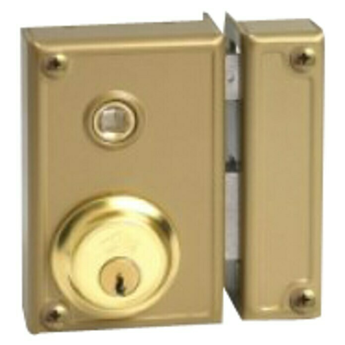 JiS Cerradura con cerrojo 35-7 (Tipo de bloqueo: Cerradura de bombín,  DIN-Izquierda, Puerta exterior)