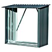Dobar Kaminholzregal (163 x 83 x 154 cm, Metall, Metallic)