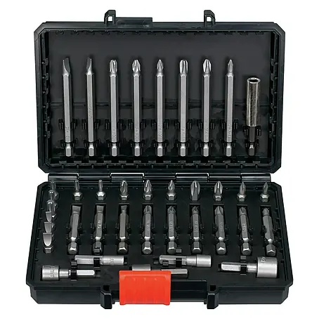 Black+Decker  Maletín de brocas y puntas A7202-XJ