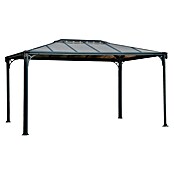 Palram – Canopia Cenador con cortinas Martinique (An x Pr: 300 x 360 cm, Color del armazón: Antracita, Aluminio) | BAUHAUS