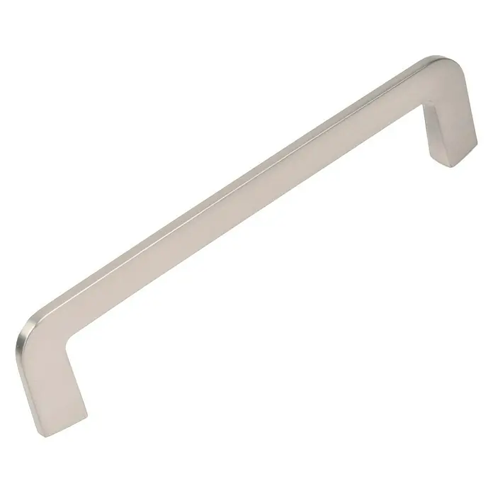 Nesu Tirador para muebles 886025 - L x An x Al: 17,5 x 0,8 x 3,2 cm, Acero inoxidable, Acero inoxidable, Distancia entre orificios: 160 mm - Tirador moderno de níquel cepillado para cajones y armarios. Ideal para diseños elegantes de cocina y muebles.