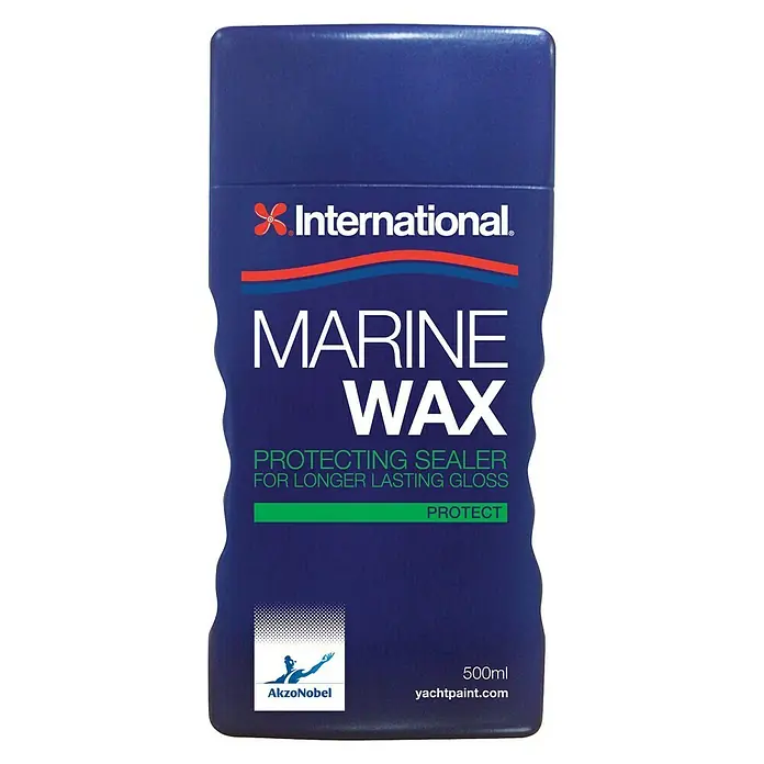 International Bootswachs - 500 ml - Abbildung einer Flasche International Marine Wax, ein schützender Versiegler für länger anhaltenden Glanz, 500ml.