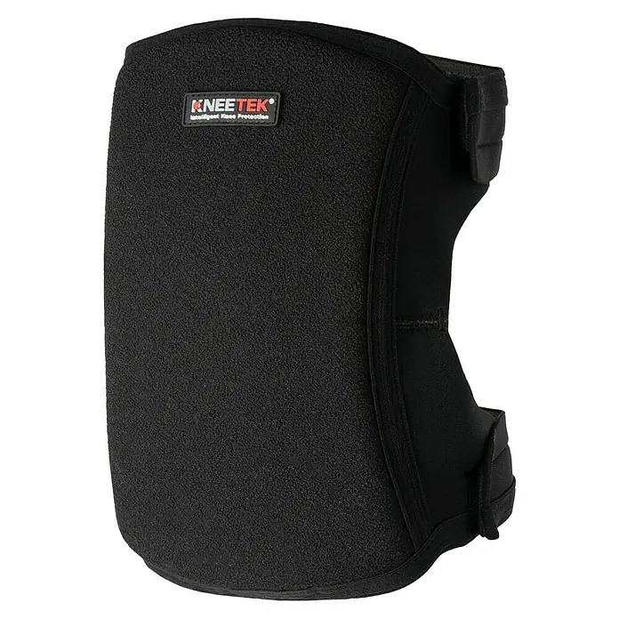Kneetek Knieschoner Profi Poly - schwarz - Das KNEE-TEK Knieschoner bietet intelligenten Knieschutz. Es ist schwarz und ergonomisch geformt für optimalen Komfort und Schutz.